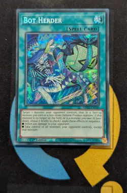 MP25-EN149 Bot Herder Prismatic Secret Rare 1st Ed YuGiOh - Image 1