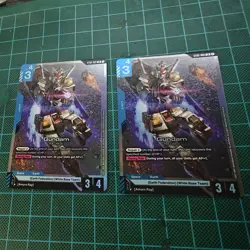 2x Gundam TCG Gundam RX-78-2 ST01-001 Legendary Rare Holo LR Foil Card Game - Image 1