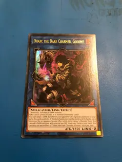 YUGIOH Ultra Rare Dharc The Dark Charmer Gloomy MP23-EN025 1st Edition - Image 1