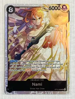 One Piece TCG Nami OP15-086 SR Adventure on KAMI’s Island English - Image 1