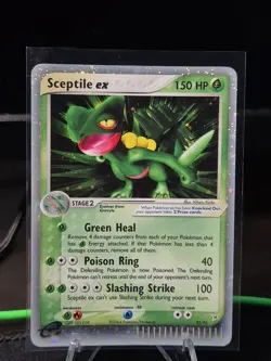 Pokemon TCG Sceptile EX 93/95 Team Magma Vs Team Aqua Ultra Rare Holo LP 2004 - Image 1