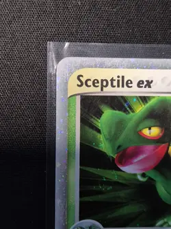 Pokemon TCG Sceptile EX 93/95 Team Magma Vs Team Aqua Ultra Rare Holo LP 2004 - Image 3
