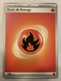 2023 Scarlet & Violet Series - Pokemon TCG Card Energies Basic Fire Energy Rare - Image 3