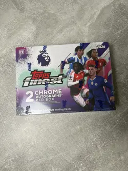 Topps Finest Premier League 2026 Hobby Box | New & Sealed | in hand ✅ - Image 1