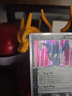 Pokemon TCG Team Rockets Return Rocket's Sneasel EX Holo Card 103/109 LP - Image 4