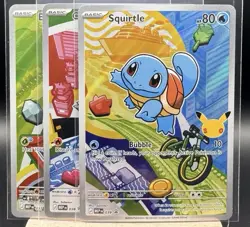 First Partner Series 1 IR Kanto Set (3 Cards) 37, 38, 39 Promo Pokemon TCG NM - Image 1