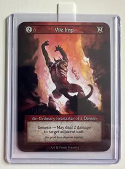 Sorcery TCG Alpha Vile Imp Ordinary - Image 1
