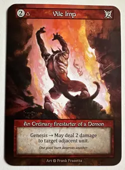 Sorcery TCG Alpha Vile Imp Ordinary - Image 2