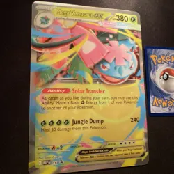 Pokemon TCG Mega Venusaur ex JUMBO MEP013 013 Lenticular Promo Card NM/M - Image 2