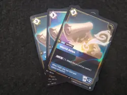 3X - WORLD ATLAS 086/221 RIFTBOUND - SPIRITFORGED FOIL ENGLISH CARD - Image 1