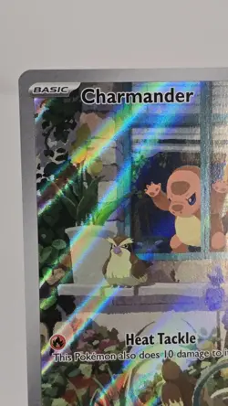 Charmander 44/ SV Black Star Promos NM Pokemon TCG Card Full Art Fire Type - Image 3