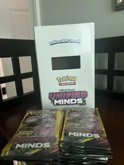 Lot of 30 Pokemon Sun & Moon Unified Minds 3 Card Booster Packs w/ Display - Image 4