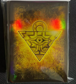 NEW & SEALED YuGiOh 100 Pcs Card Protector Millennium Puzzle Sleeves Authentic - Image 2