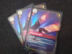 3X-PIERCING LIGHT 023/221 RIFTBOUND - SPIRITFORGED FOIL ENGLISH CARD - Image 1