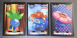 ODDISH X GLOOM X VILEPLOOM MISPRINT LOT - POKEMON KANTO CREALASER RARE TCG CARDS - Image 1
