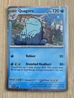 Quaqsire SVP 156 - Rare Holo Promo (Cosmos) - Pokemon TCG Card - NM - Image 1