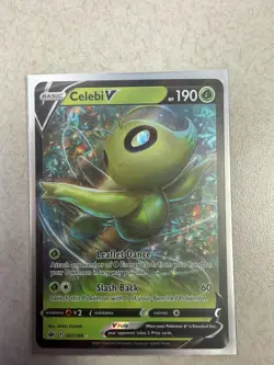 Celebi V 007/198 SWSH06: Chilling Reign - Pokemon Card - NM - Image 1