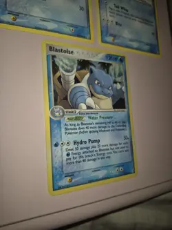 Squirtle 63/100, Wartortle 43/100, & Holo Blastoise 14/100 Pokemon Cards - Image 4