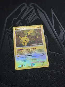 Pokemon Card Pikachu Reverse Holo MP Mysterious Treasures 94/123 Burger King - Image 3