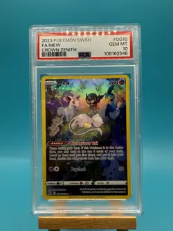 Pokemon Mew TCG Crown Zenith: Galarian Gallery Holo Rare Card GG10/GG70 PSA 10 - Image 1