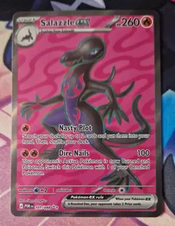 Salazzle ex 101/088 Rare Ultra Card Perfect Order Pokemon TCG NM-Mint Pokemon - Image 1