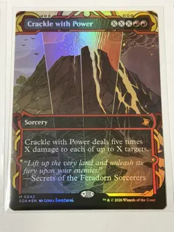 Crackle with Power Borderless Secrets of Strixhaven Mystical Archive Foil 42 - Image 1