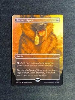 Arcane Signet Foil R 2464 Fallout Secret Lair SLD MTG NM+ - Image 1