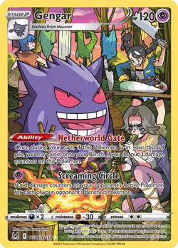 Gengar hp120 Gold Metal Pokemon Card-Collectible Gift Display！HOT! - Image 1