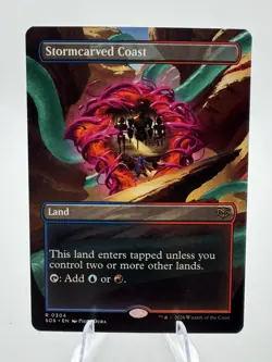 Stormcarved Coast [New, Near Mint] Borderless Art {Secrets of Strixhaven} - Image 1