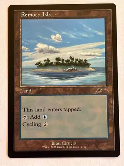1x Remote Isle - 2162, Retro Frame, Secret Lair Dandan, MTG NM - Image 1