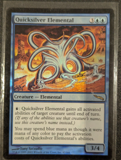 Quicksilver Elemental - FOIL - Mirrodin - NM - MTG - Magic the Gathering - Blue - Image 1