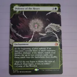 Magic: The Gathering Defense of the Heart Enchantment 2023 Rare Green 0051 - Image 1