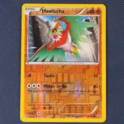 Hawlucha 39/108 - Roaring Skies - Common Reverse Holo Pokemon Card - NM - Image 1