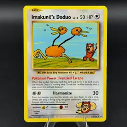 ImakuniU's Doduo 112/108 Secret Rare Evolutions Pokemon Moderately Played - Image 1