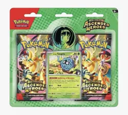 Pokemon Ascended Heroes Erika's Tangela 2-Pack Blister (Factory Sealed) - Image 1
