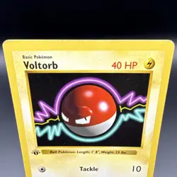 Pokemon Voltorb 1st Edition Shadowless Base Set 67/102 Vintage WOTC - Image 4