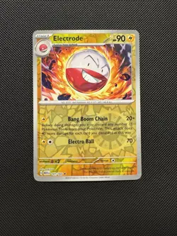 Pokemon TCG Electrode 101/165 Sv: Scarlet & Violet 151 Reverse Holo Near Mint - Image 1