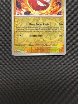 Pokemon TCG Electrode 101/165 Sv: Scarlet & Violet 151 Reverse Holo Near Mint - Image 4