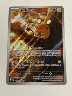 Pokemon Dedenne 093/088 NM Illustration Rare Perfect Order - - Image 1