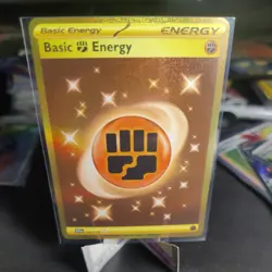Pokemon Basic Fighting Energy 258/198 SV01 Holo Hyper Rare - Image 1