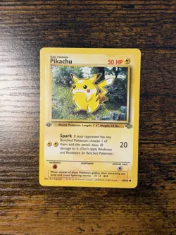 Pikachu 60/64 Jungle 1st Edition Pokemon - Image 1