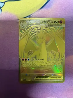Mega Charizard Y EX 294/217 Gold Hyper Rare, Ascended Heroes, Pokemon TCG (NM) - Image 1