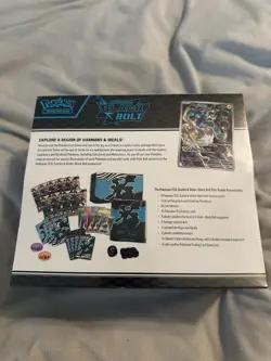 Pokemon Black TCG Bolt Elite Trainer Box ETB New Sealed - Image 3