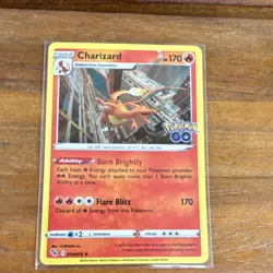 Charizard 010/078 Pokemon GO Holo Rare Holo Stage 2 170 HP English - Image 1