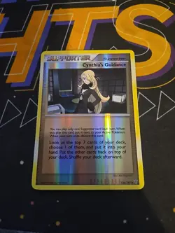 Pokemon Cynthia's Guidance 136/147 Reverse Holo LP-NM - Image 1
