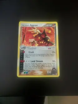 Pokemon TCG Team Magma's Aggron 7/95 Team Magma vs Team Aqua Holo 120 HP - Image 1