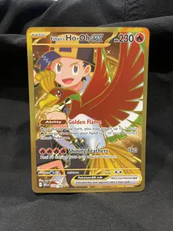 Ethan's Ho-Oh ex 239/182 Hyper Rare Destined Rivals Pokemon NM - Image 1