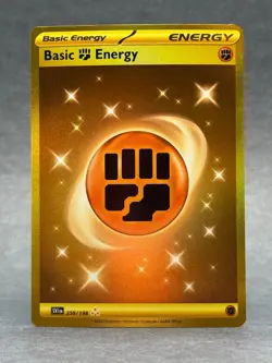 Pokemon - 258/198 Basic Fighting Energy SV01 Scarlet & Violet Hyper Rare Holo NM - Image 1