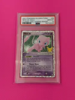 2021 Pokemon Celebrations Classic #88 Mew-EX PSA 10 GEM MINT - Image 1