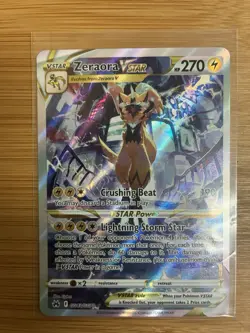 The Pokemon Company Zeraora VSTAR Crown Zenith Galarian Gallery Holo Ultra Rare… - Image 1